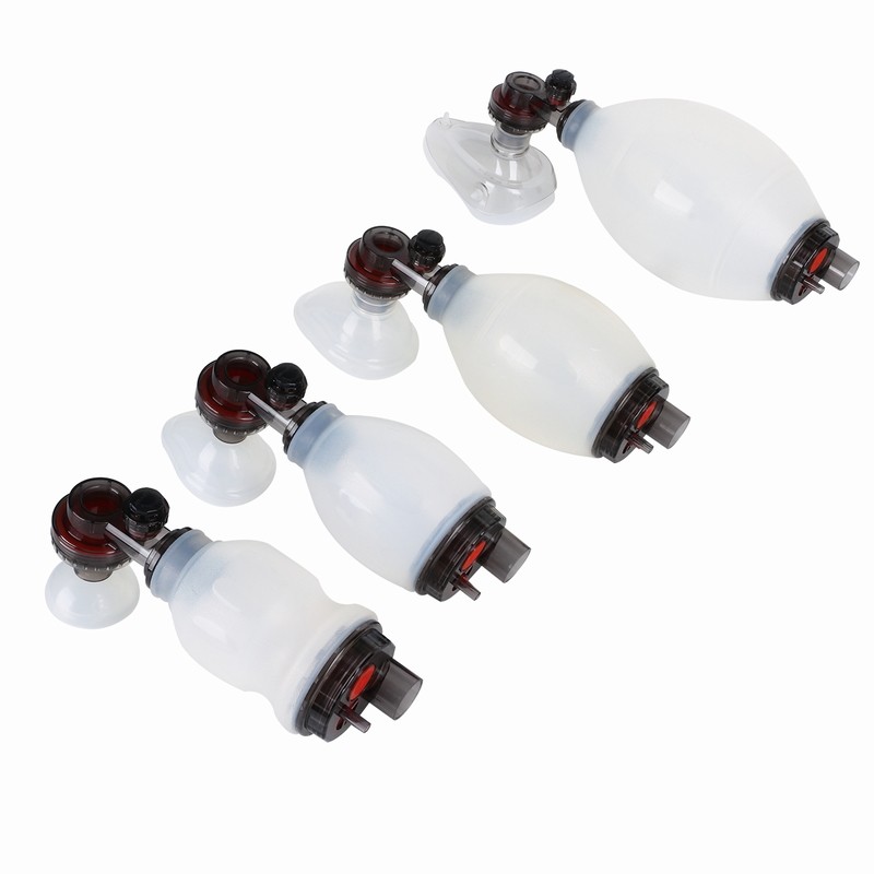 Silicone manual resuscitator ambu bag