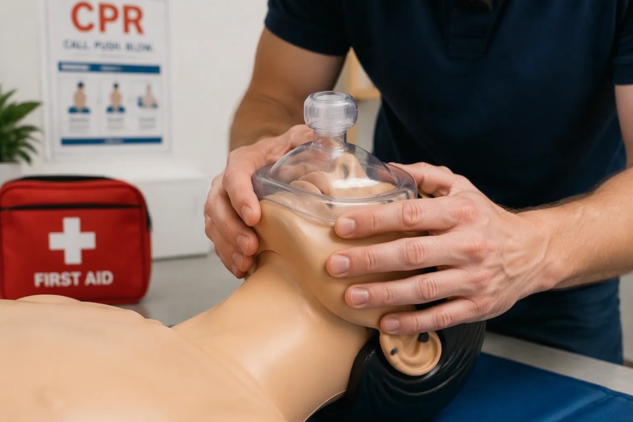 Come utilizzare correttamente una maschera tascabile per RCP?