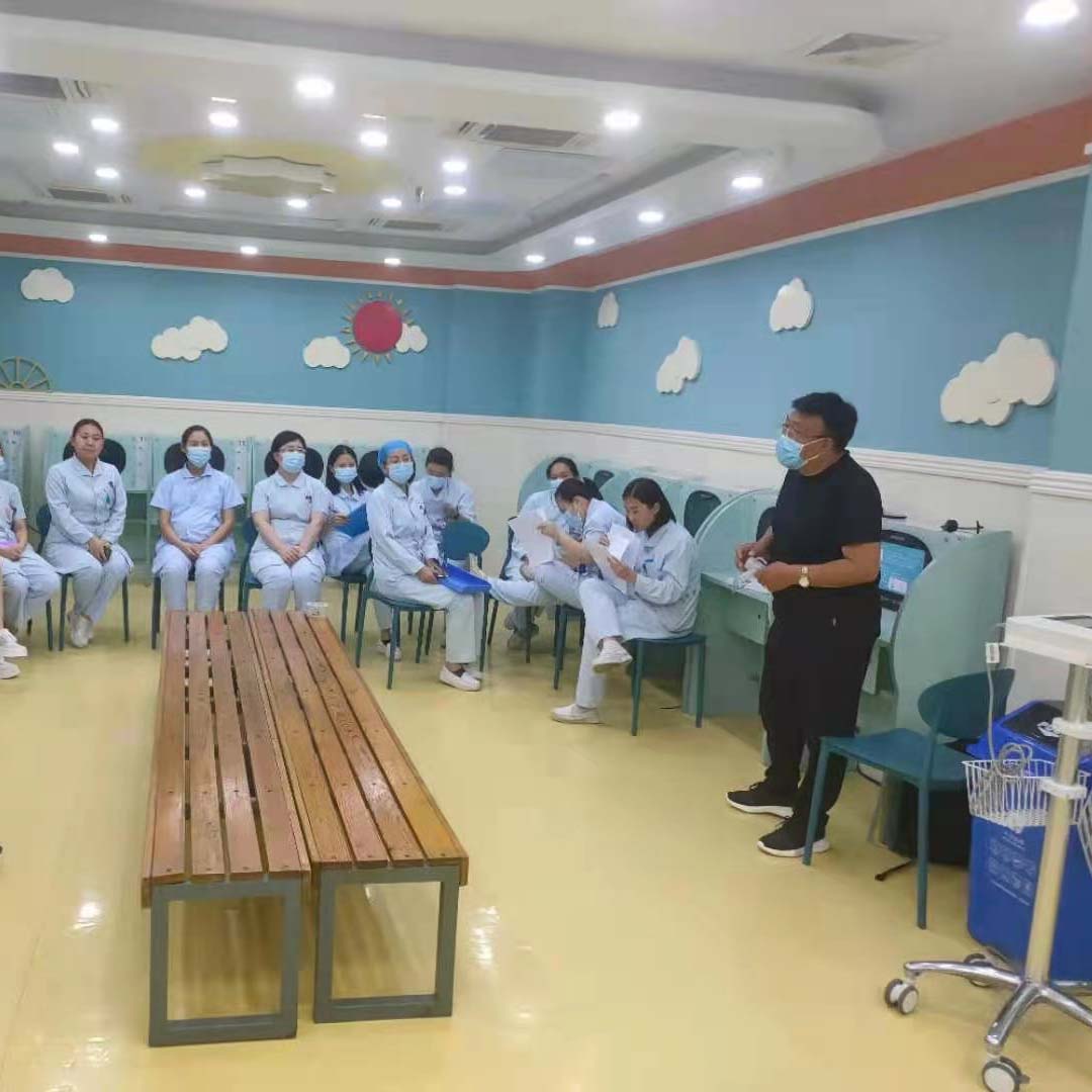 Dimostrazione di Xiamen Winner's Prodotti nebulizzatori in ospedale