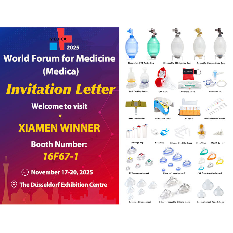 MEDICA Xiamen Winner Medical presenterà soluzioni innovative per l'anestesia respiratoria d'emergenza a Düsseldorf