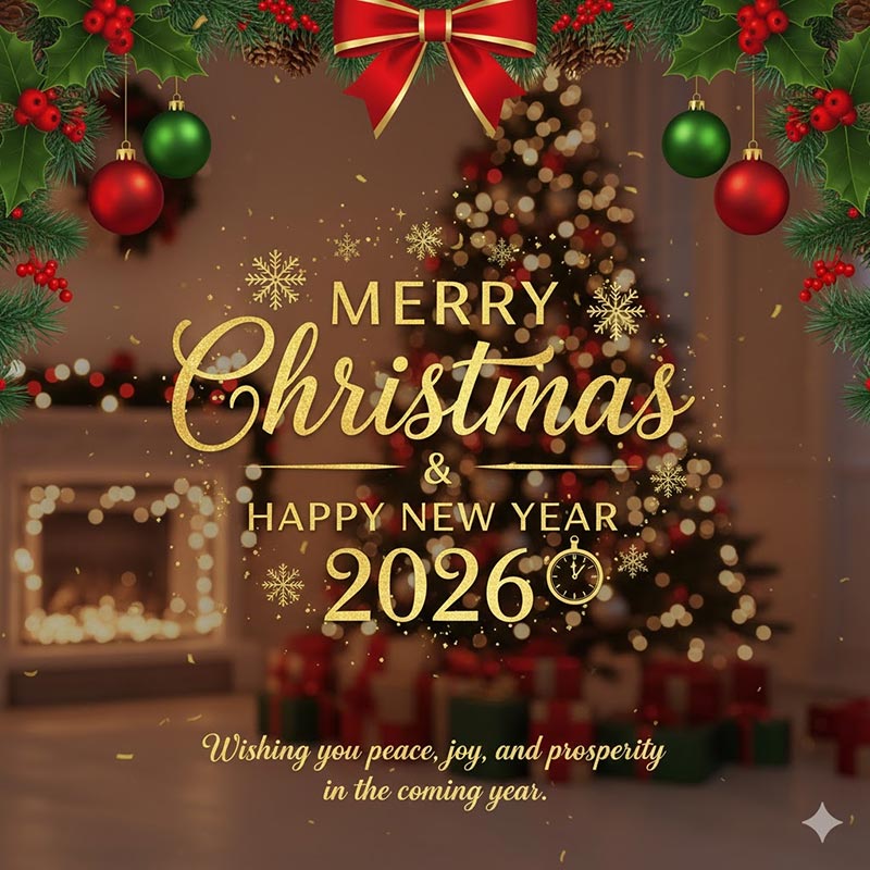 Auguri di Natale e felice anno nuovo 2026 da Xiamen Tianzuo Medical