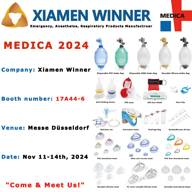 Il vincitore di Xiamen Medical presenterà soluzioni all'avanguardia per emergenza, anestesia e respirazione a MEDICA 2024